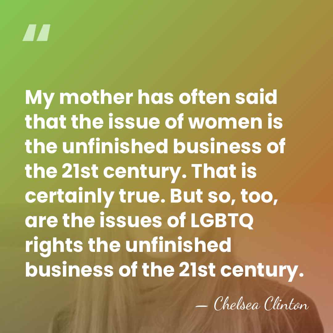 My mother has often said that the issue of women is the&hellip; - Chelsea Clinton