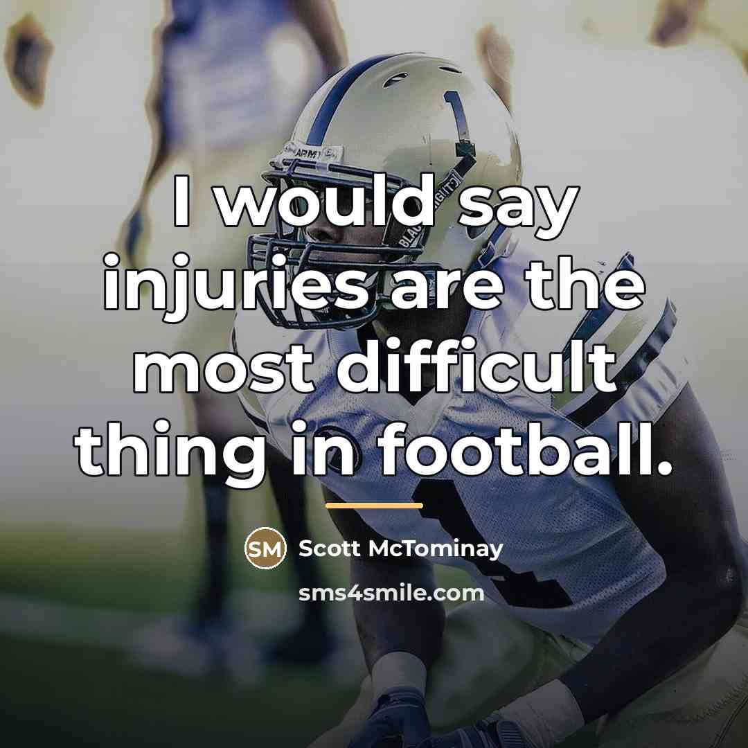 “I would say injuries are the most difficult thing in…” quote by Scott McTominay
