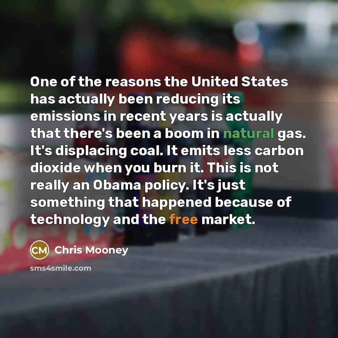 “One of the reasons the United States has actually been…” quote by Chris Mooney