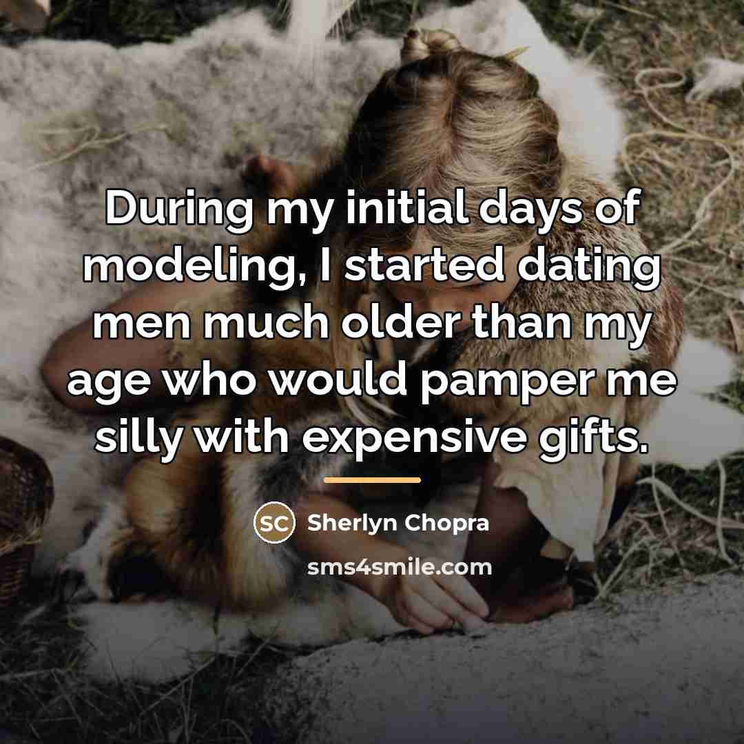 “During my initial days of modeling, I started dating men…” quote by Sherlyn Chopra