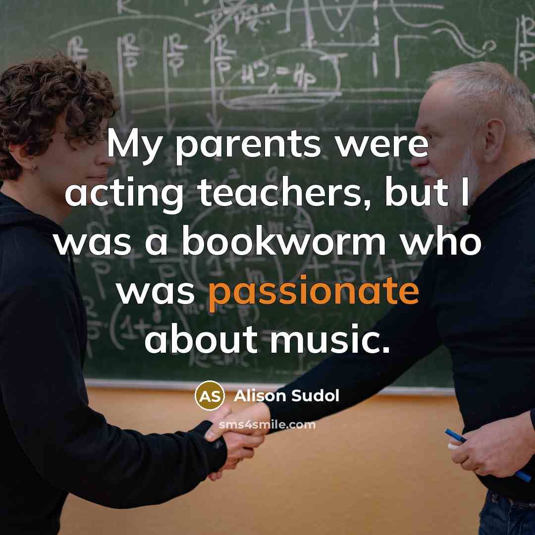 “My parents were acting teachers, but I was a bookworm…” quote by Alison Sudol