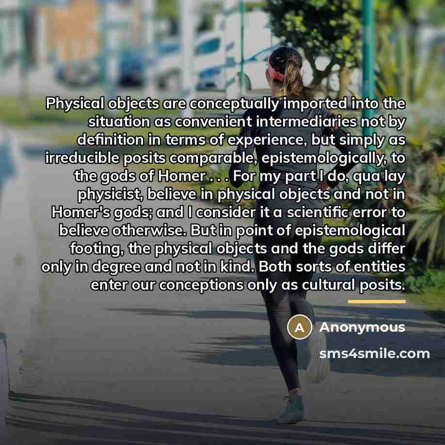“Physical objects are conceptually imported into the situation as convenient…” quote by Anonymous