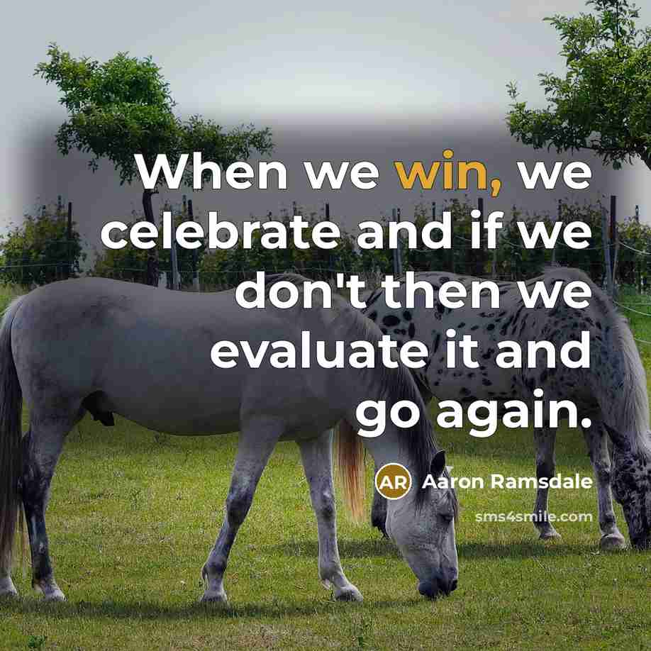 “When we win, we celebrate and if we don't then…” quote by Aaron Ramsdale