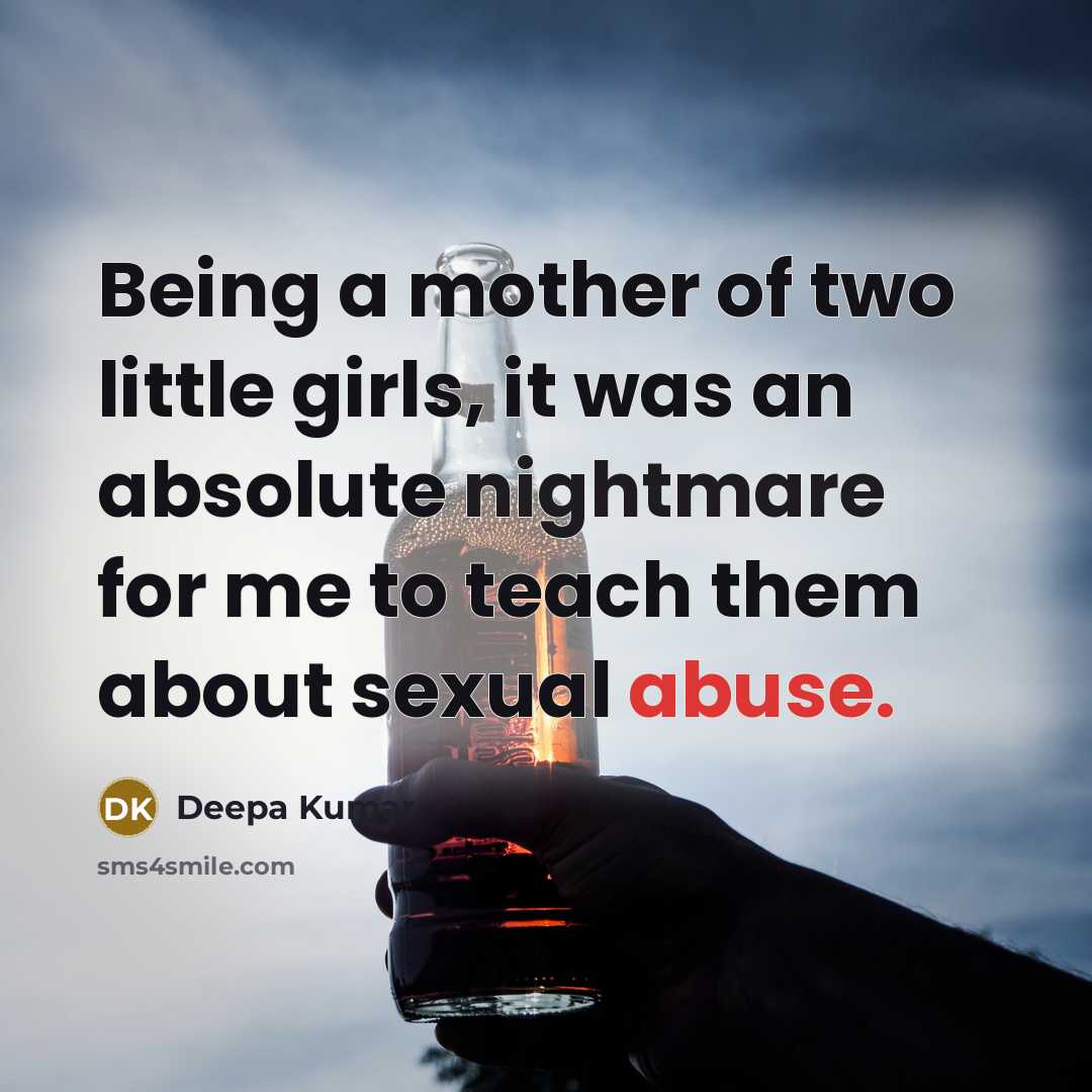 “Being a mother of two little girls, it was an…” quote by Deepa Kumar