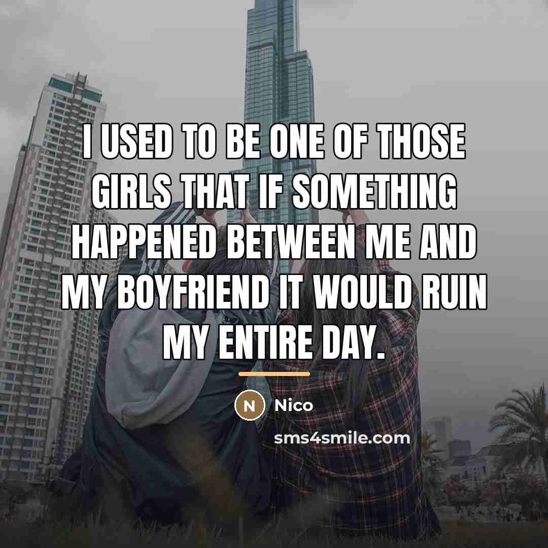 “I used to be one of those girls that if…” quote by Nico