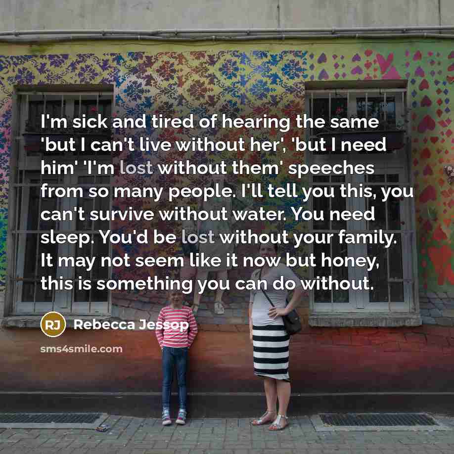 “I'm sick and tired of hearing the same 'but I…” quote by Rebecca Jessop