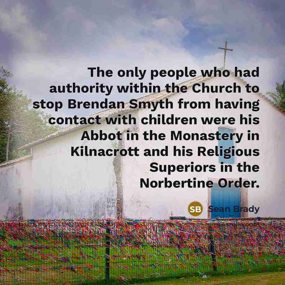 “The only people who had authority within the Church to…” quote by Sean Brady