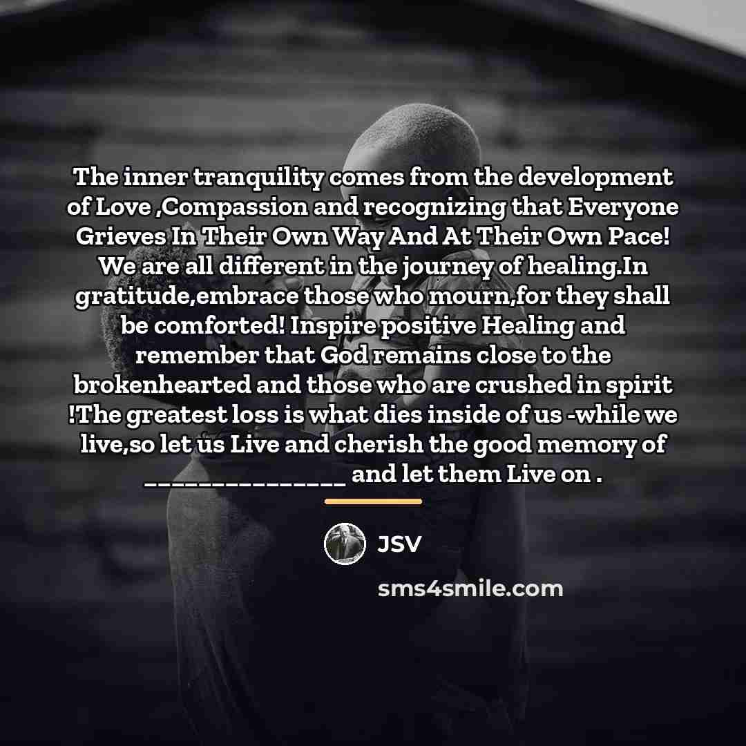 “The inner tranquility comes from the development of Love ,Compassion…” quote by JSV