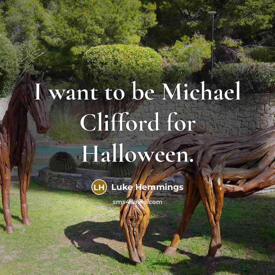 “I want to be Michael Clifford for Halloween.…” quote by Luke Hemmings