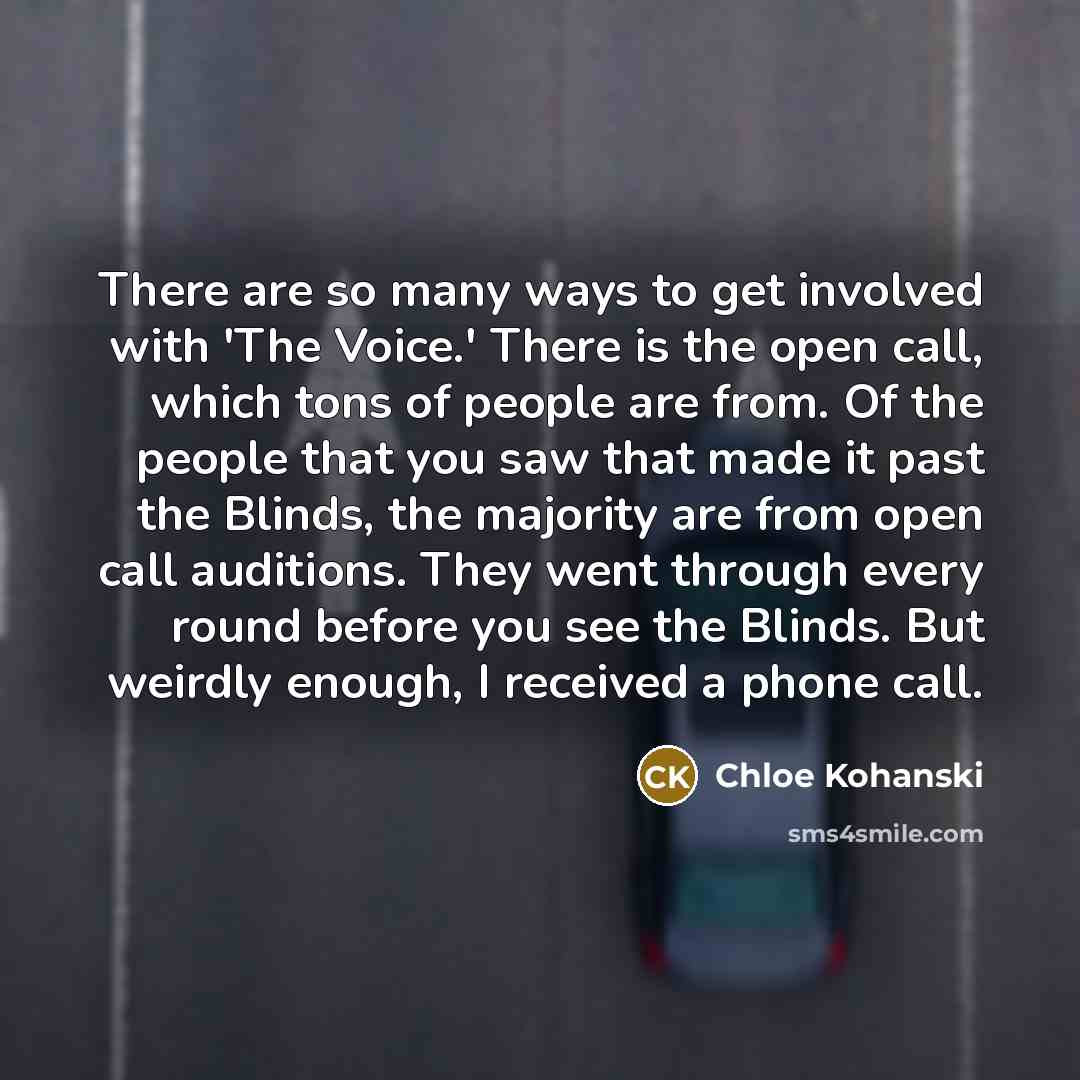 “There are so many ways to get involved with 'The…” quote by Chloe Kohanski
