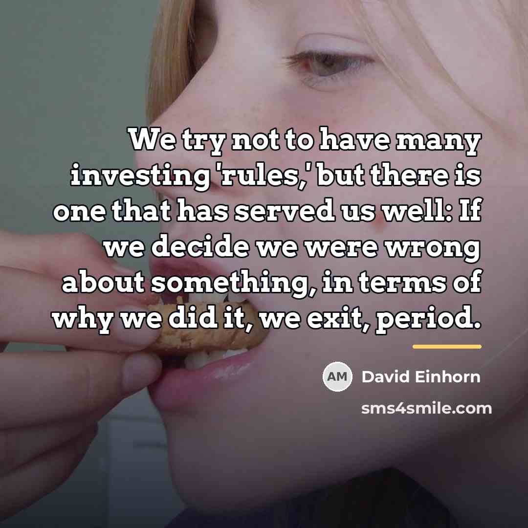 “We try not to have many investing 'rules,' but there…” quote by David Einhorn