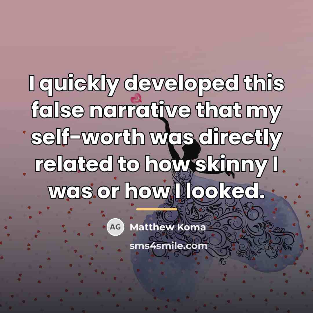 “I quickly developed this false narrative that my self-worth was…” quote by Matthew Koma