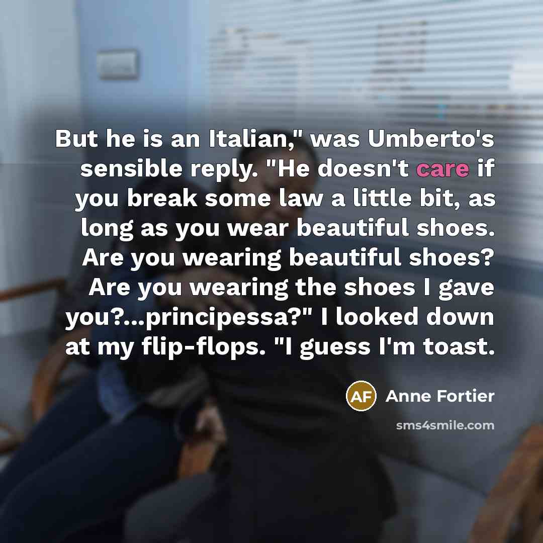 “But he is an Italian," was Umberto's sensible reply. "He…” quote by Anne Fortier