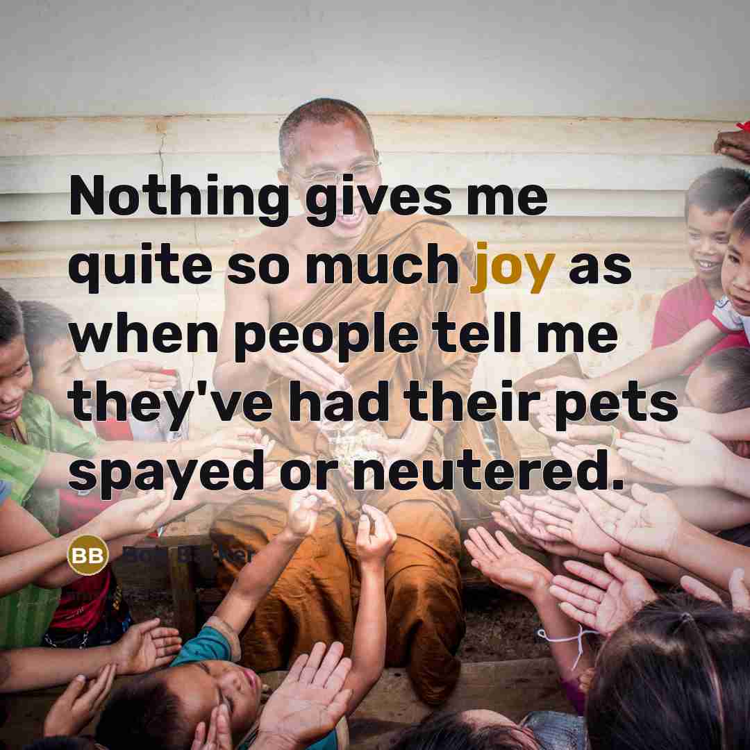 “Nothing gives me quite so much joy as when people…” quote by Bob Barker