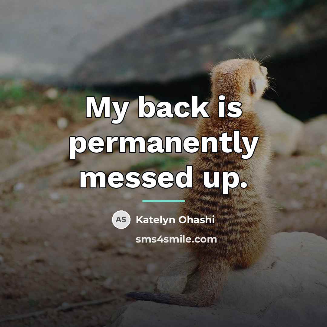 “My back is permanently messed up.…” quote by Katelyn Ohashi