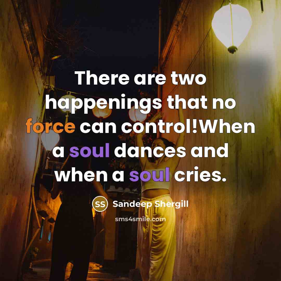 “There are two happenings that no force can control!When a…” quote by Sandeep Shergill