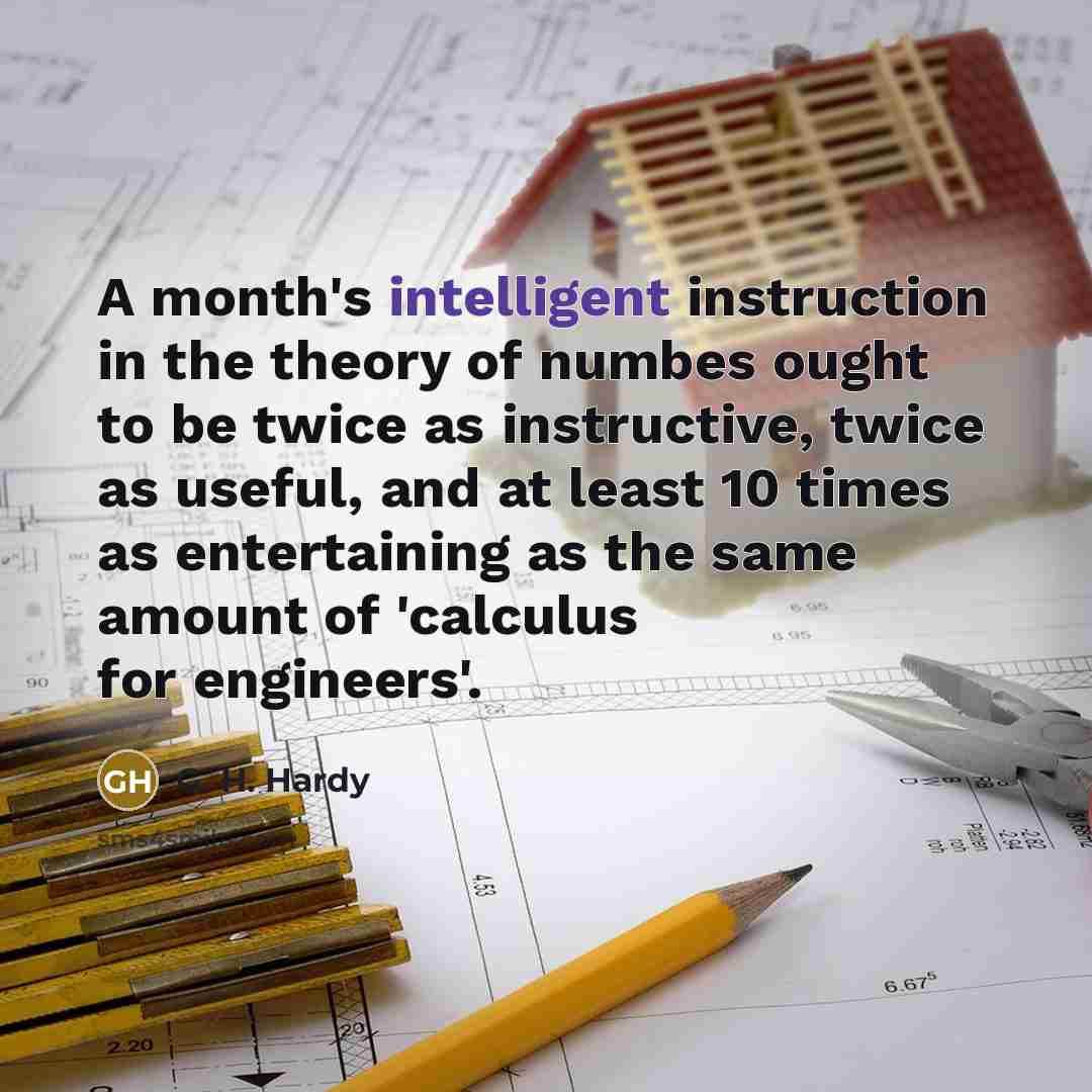 “A month's intelligent instruction in the theory of numbes ought…” quote by G. H. Hardy