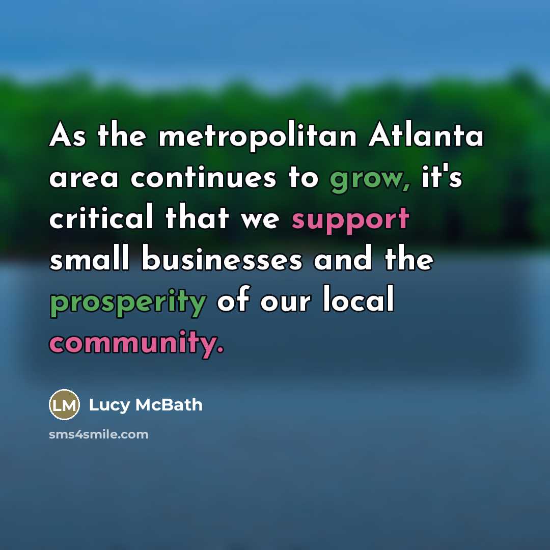 “As the metropolitan Atlanta area continues to grow, it's critical…” quote by Lucy McBath