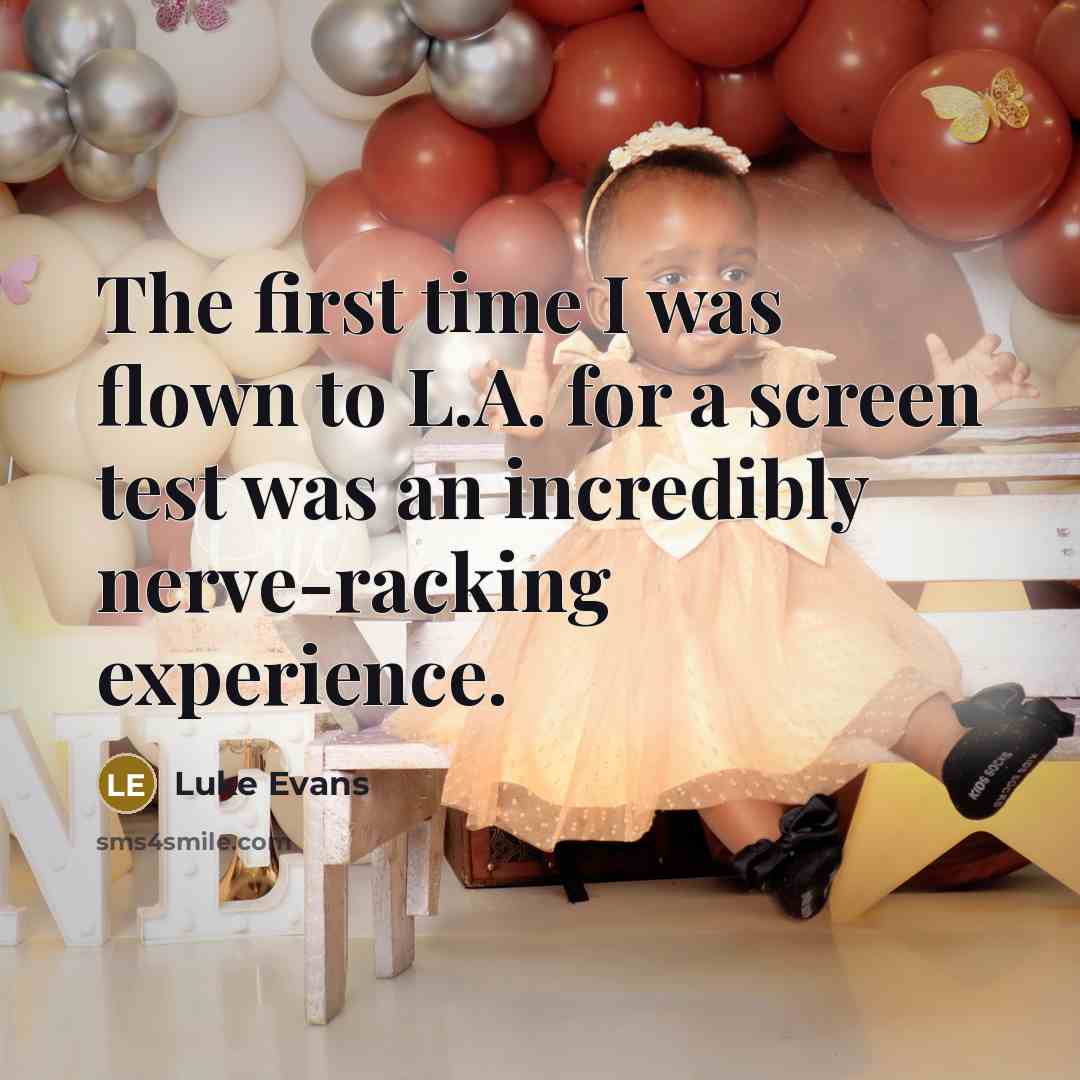 “The first time I was flown to L.A. for a…” quote by Luke Evans