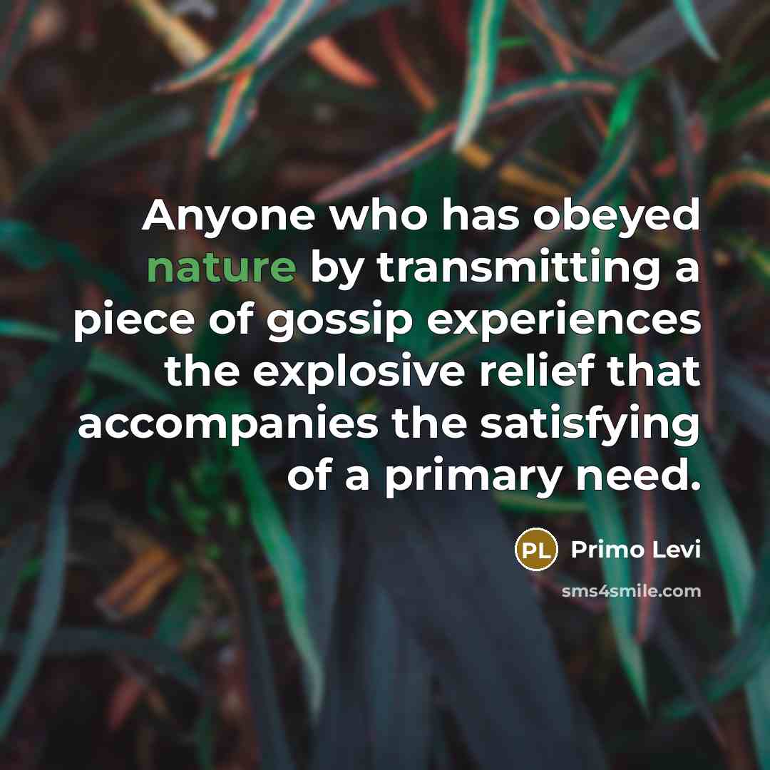 “Anyone who has obeyed nature by transmitting a piece of…” quote by Primo Levi