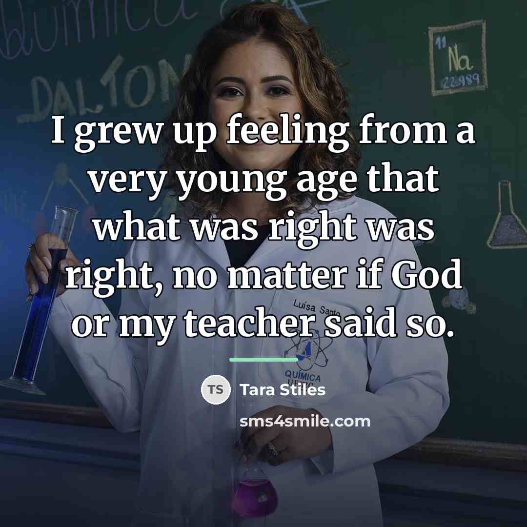 “I grew up feeling from a very young age that…” quote by Tara Stiles