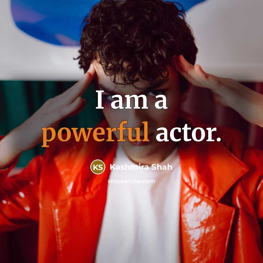 “I am a powerful actor.…” quote by Kashmira Shah