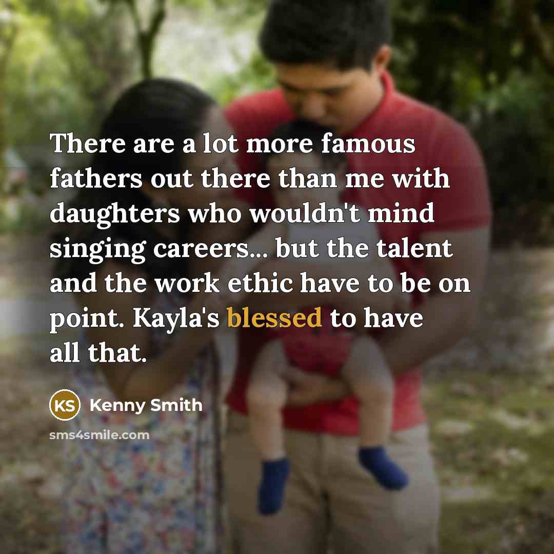 “There are a lot more famous fathers out there than…” quote by Kenny Smith