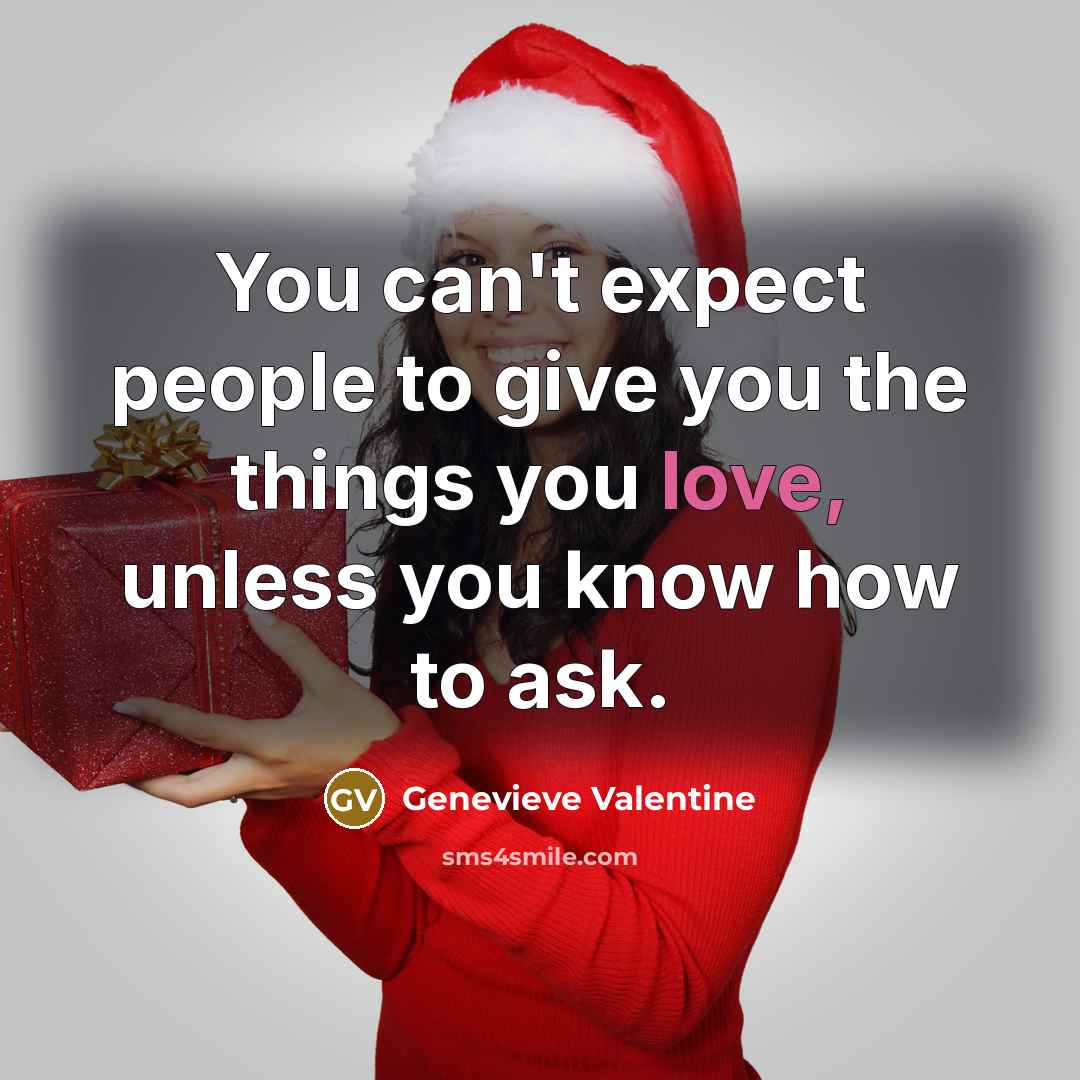 “You can't expect people to give you the things you…” quote by Genevieve Valentine