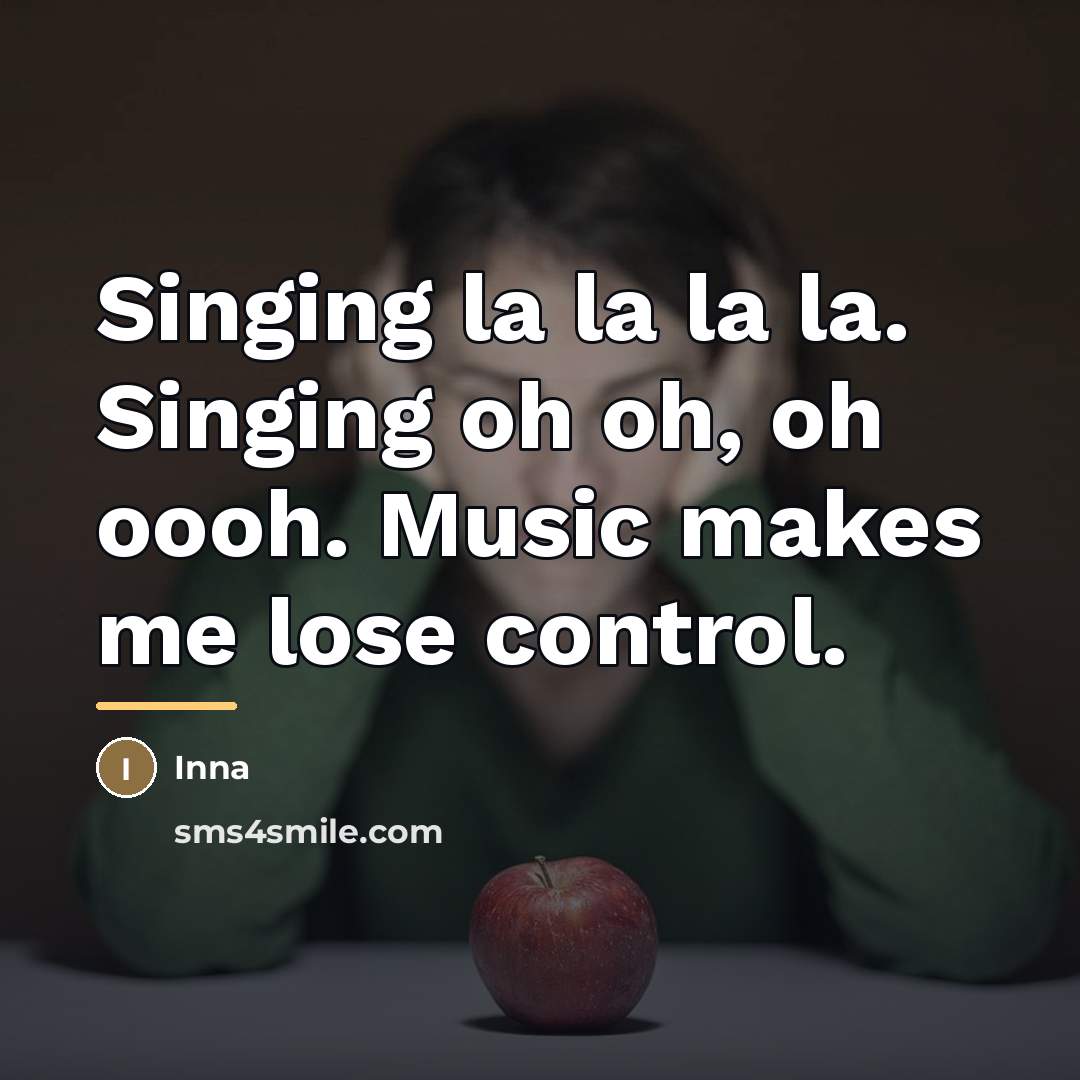 “Singing la la la la. Singing oh oh, oh oooh.…” quote by Inna