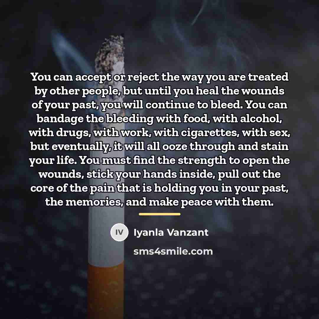“You can accept or reject the way you are treated…” quote by Iyanla Vanzant