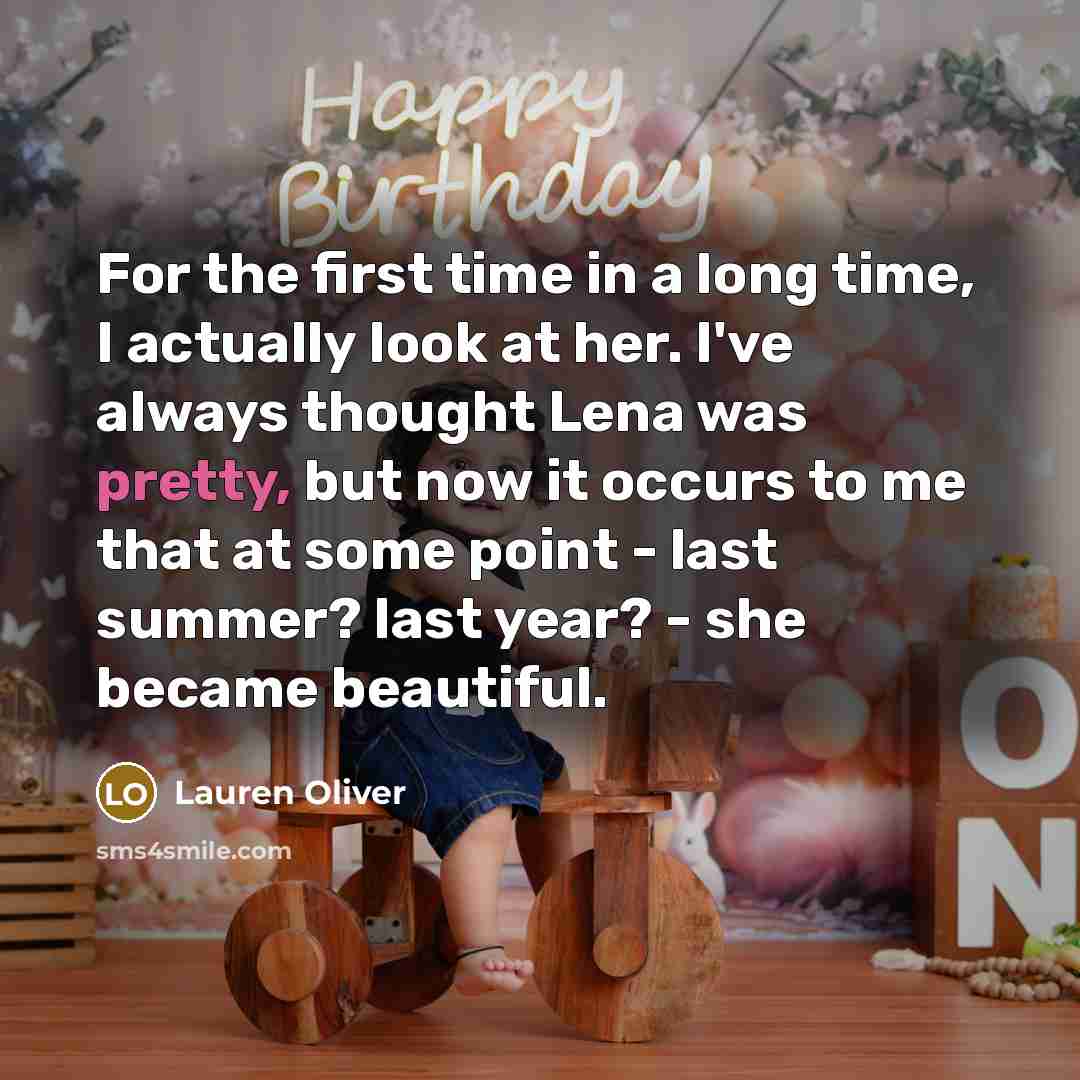 “For the first time in a long time, I actually…” quote by Lauren Oliver