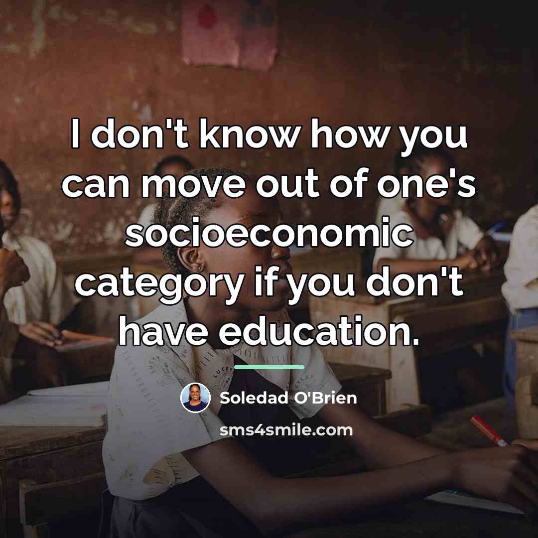 “I don't know how you can move out of one's…” quote by Soledad O'Brien