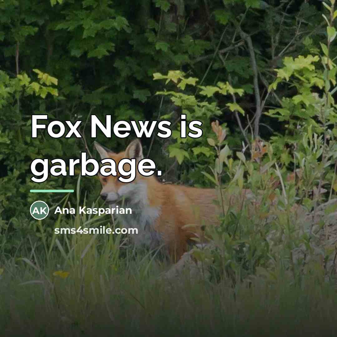 “Fox News is garbage.…” quote by Ana Kasparian