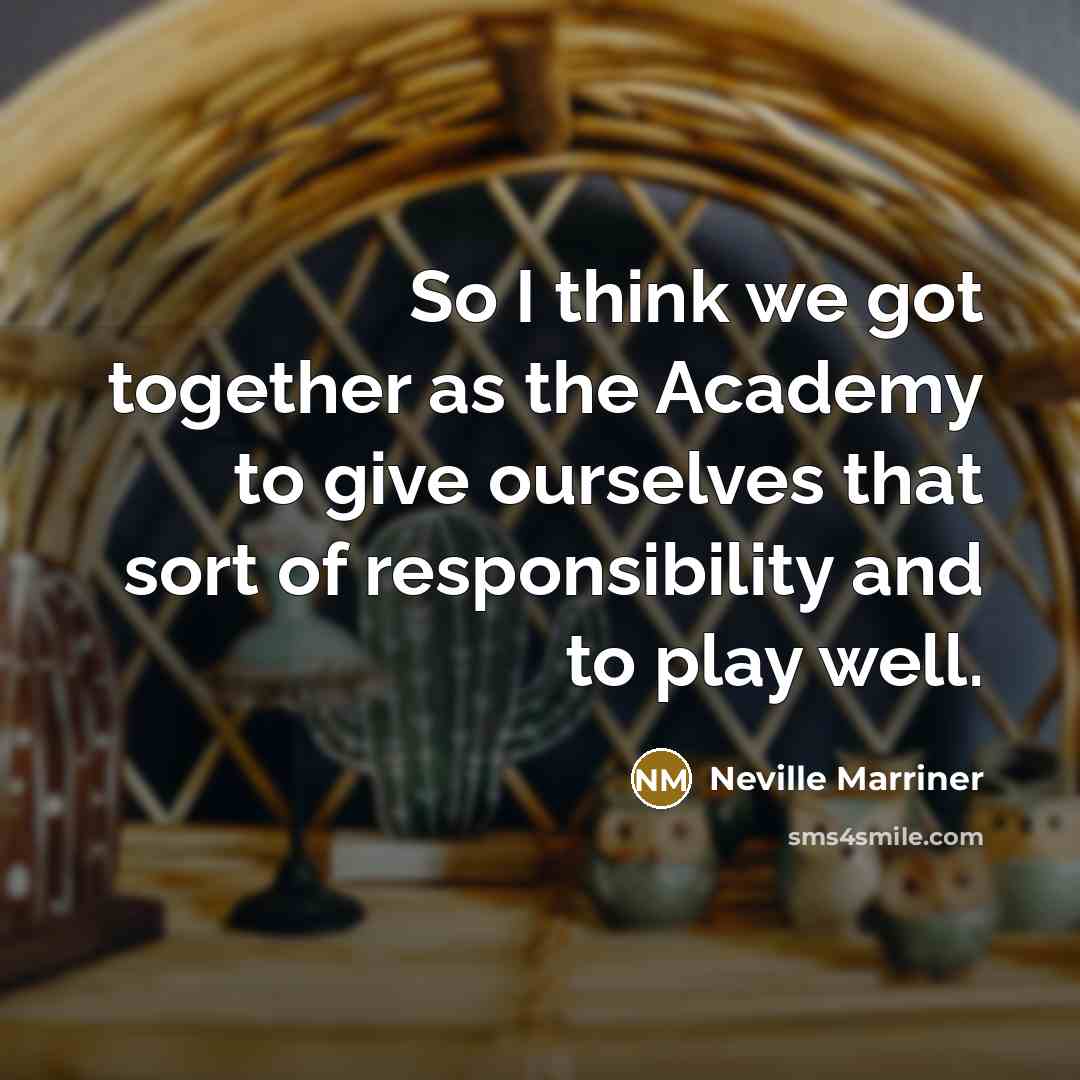 “So I think we got together as the Academy to…” quote by Neville Marriner