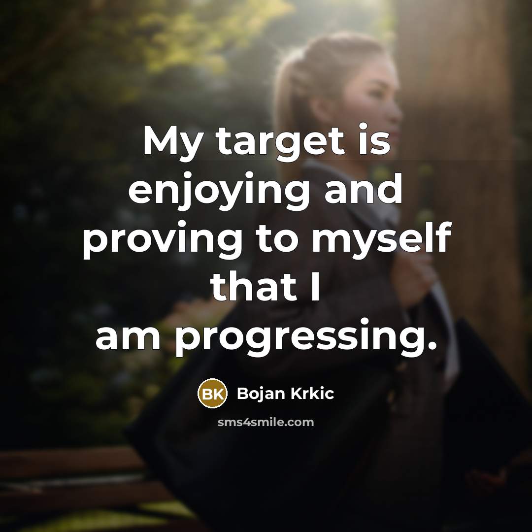 “My target is enjoying and proving to myself that I…” quote by Bojan Krkic