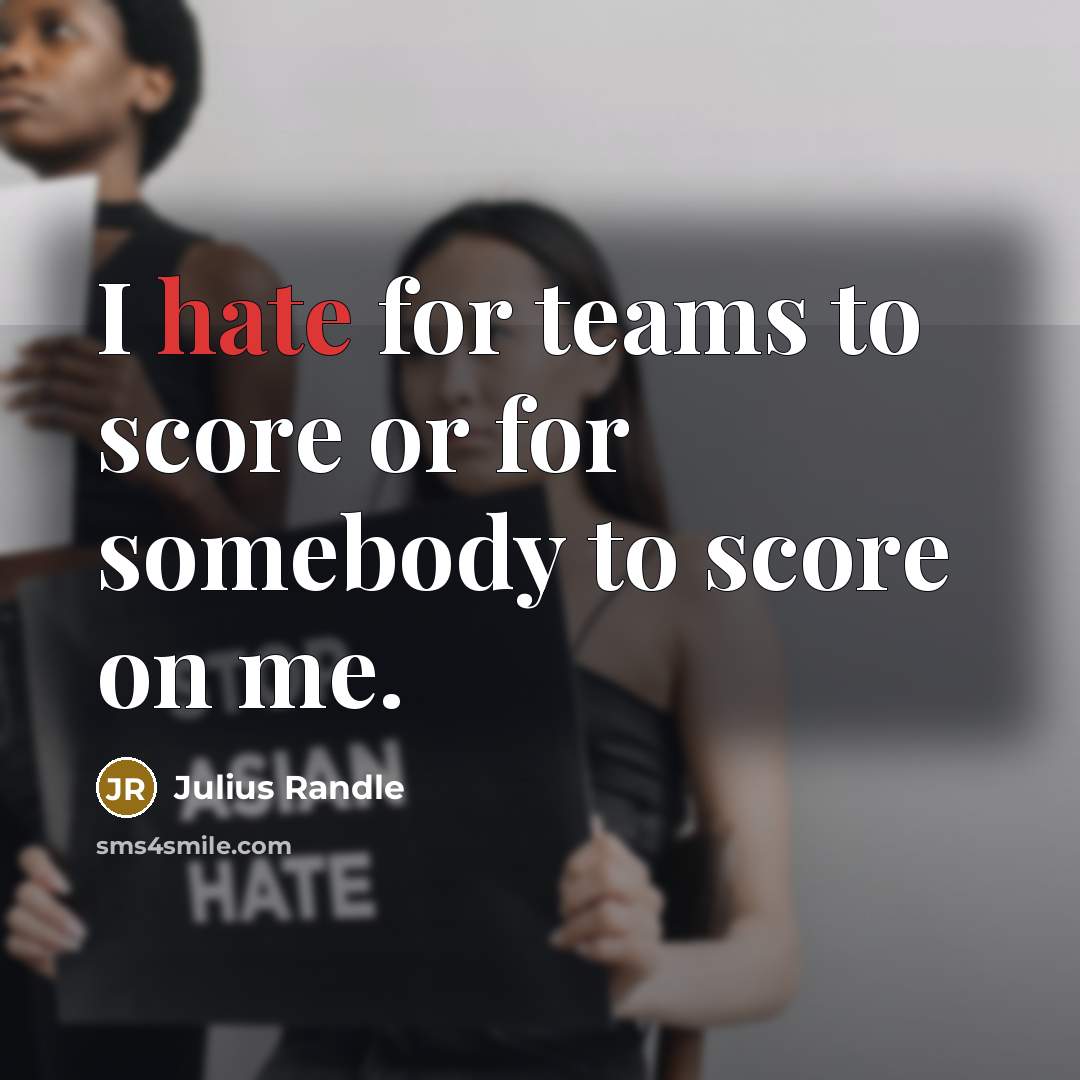“I hate for teams to score or for somebody to…” quote by Julius Randle