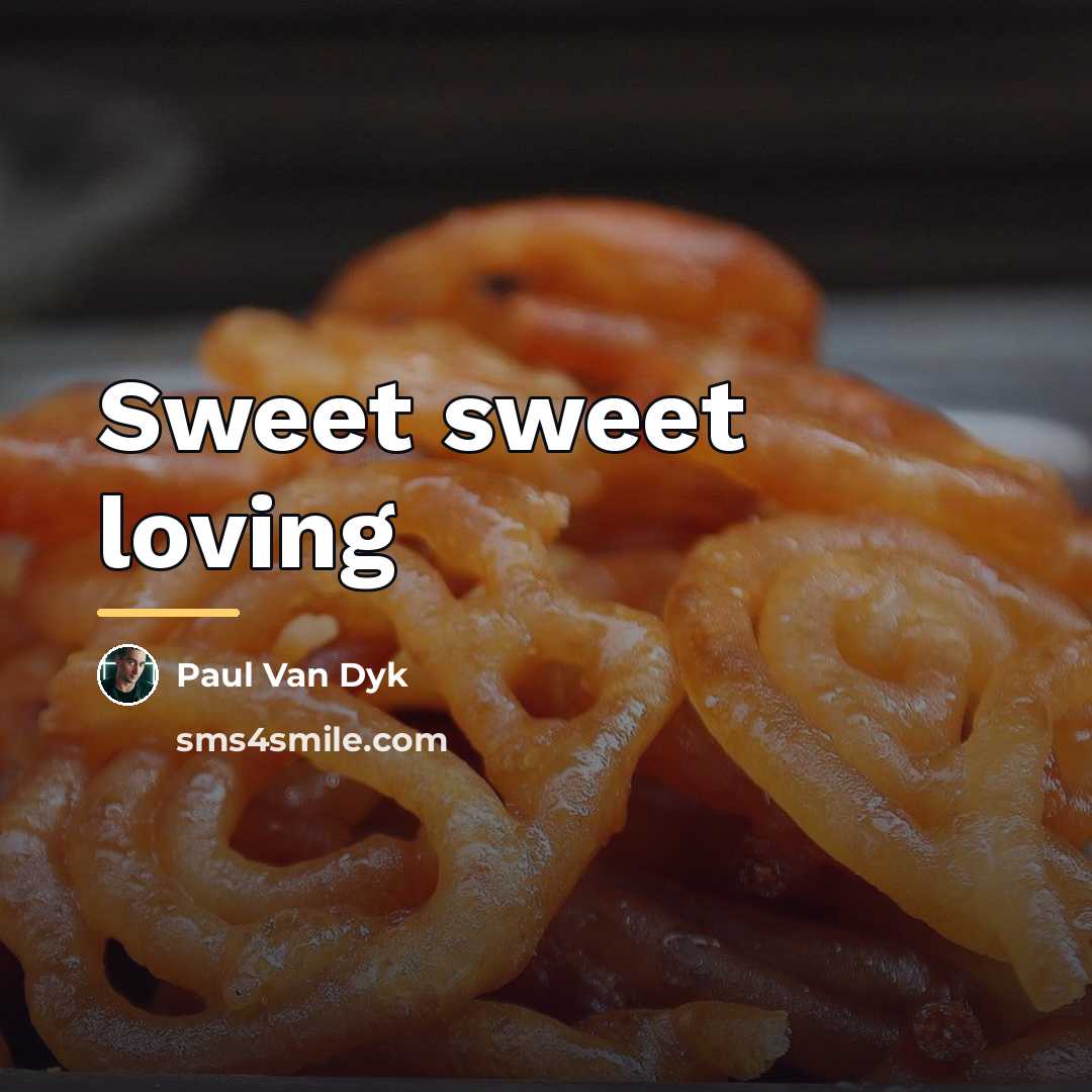 “Sweet sweet loving…” quote by Paul Van Dyk
