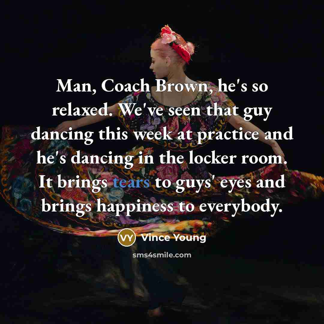 “Man, Coach Brown, he's so relaxed. We've seen that guy…” quote by Vince Young
