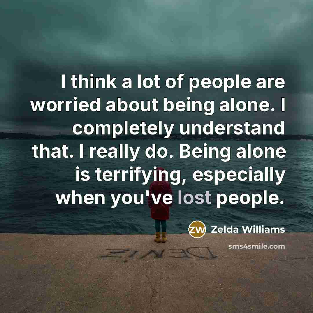“I think a lot of people are worried about being…” quote by Zelda Williams