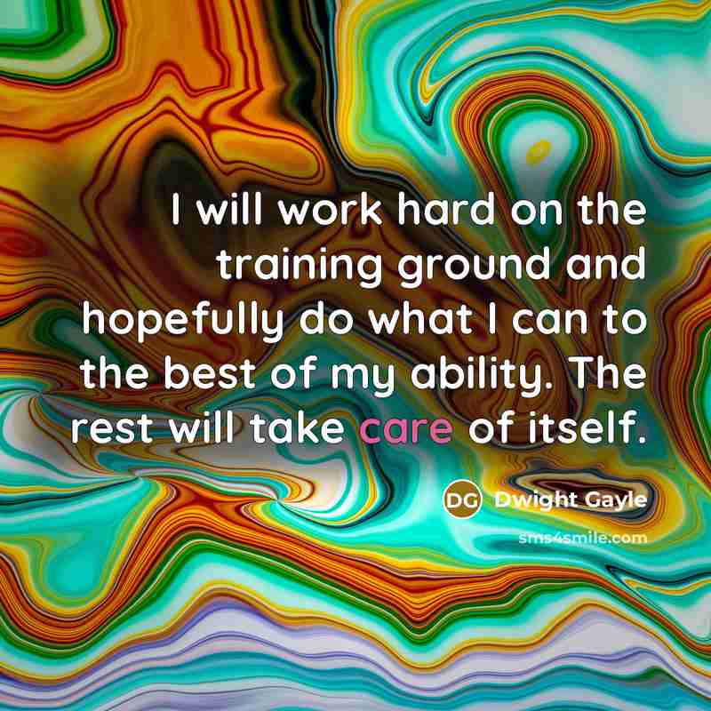 “I will work hard on the training ground and hopefully…” quote by Dwight Gayle