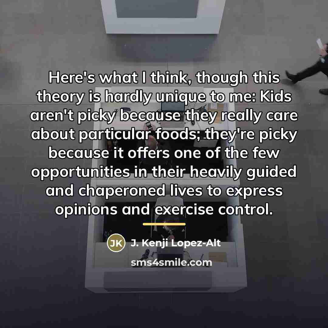 “Here's what I think, though this theory is hardly unique…” quote by J. Kenji Lopez-Alt