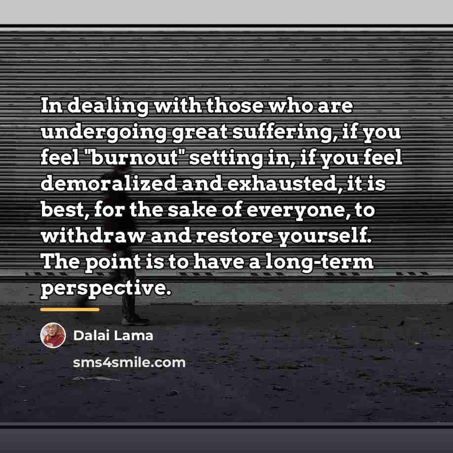 “In dealing with those who are undergoing great suffering, if…” quote by Dalai Lama