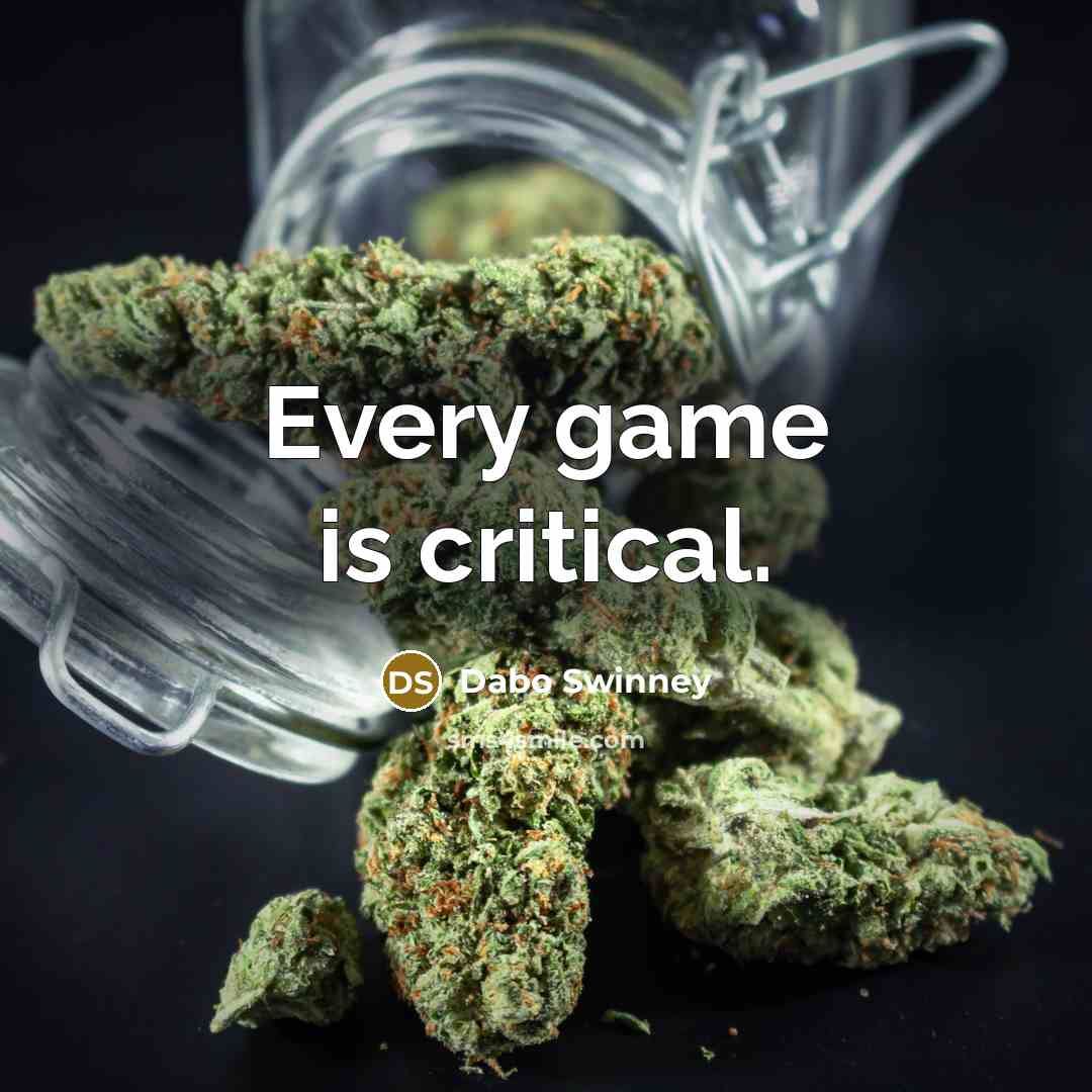 “Every game is critical.…” quote by Dabo Swinney