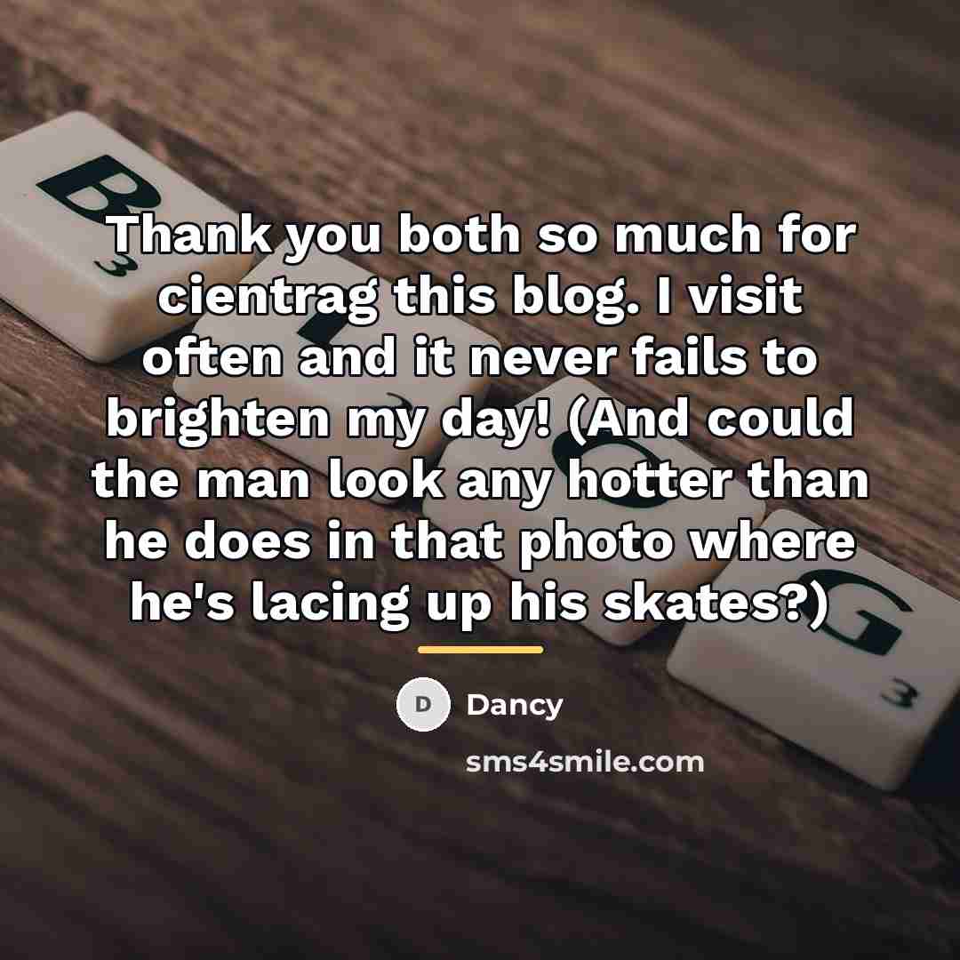 “Thank you both so much for cientrag this blog. I…” quote by Dancy