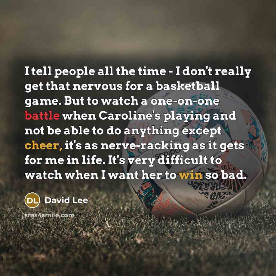 “I tell people all the time - I don't really…” quote by David Lee