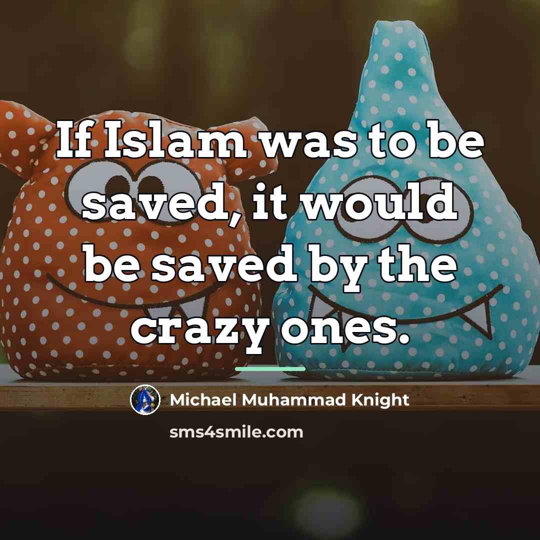 “If Islam was to be saved, it would be saved…” quote by Michael Muhammad Knight