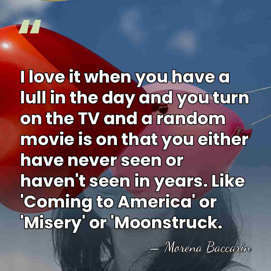 I love it when you have a lull in the day and&hellip; - Morena Baccarin