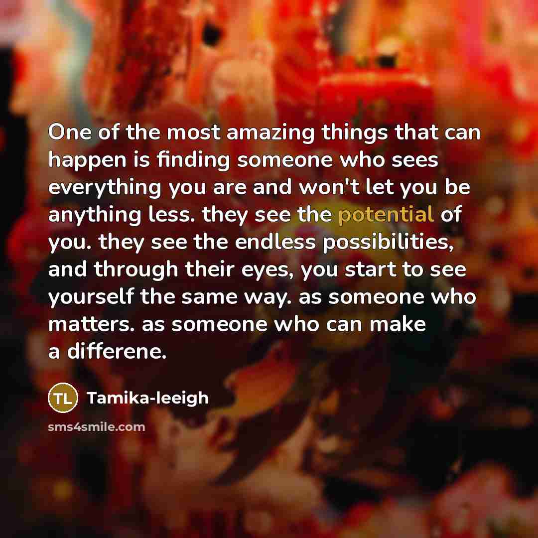“One of the most amazing things that can happen is…” quote by Tamika-leeigh
