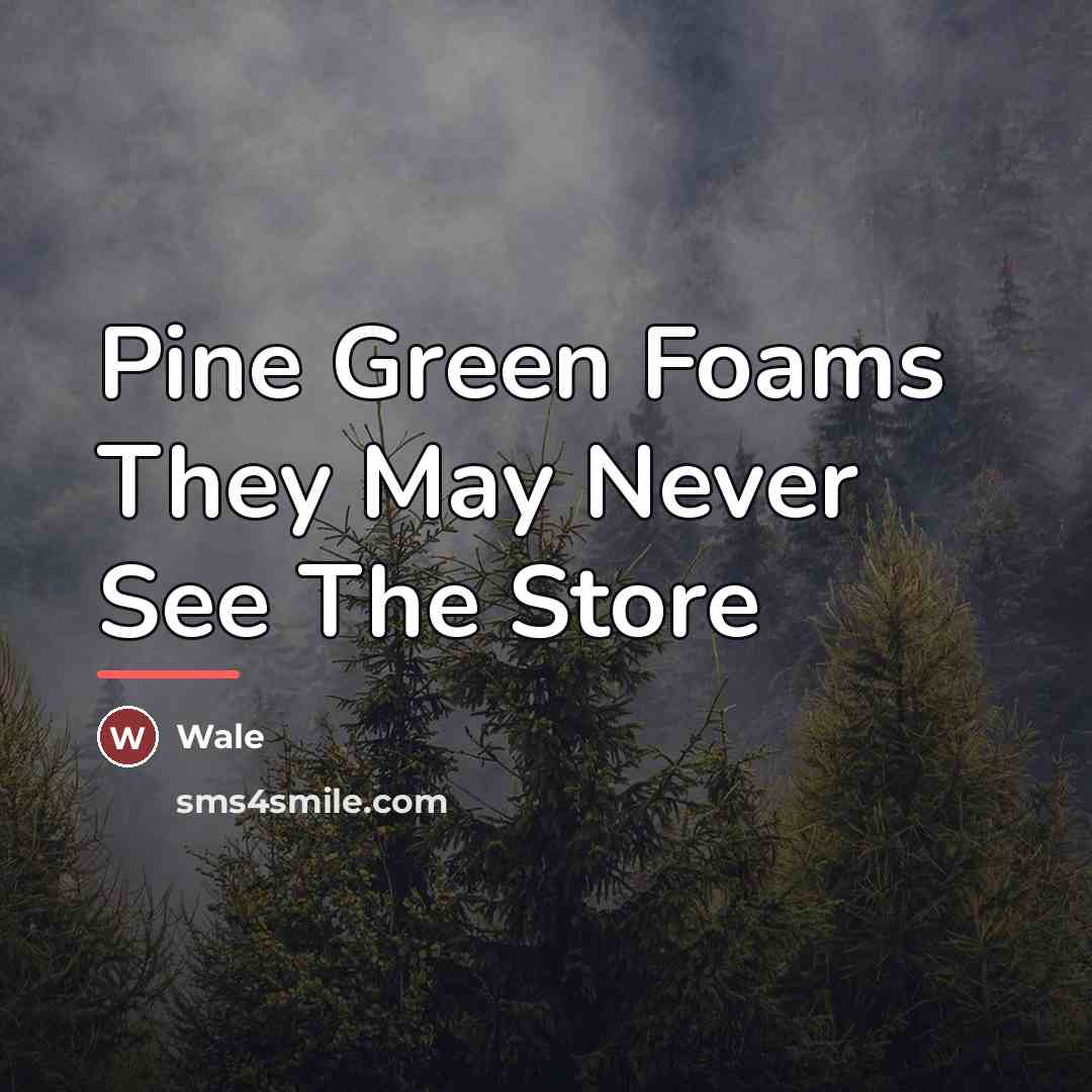“Pine Green Foams They May Never See The Store…” quote by Wale