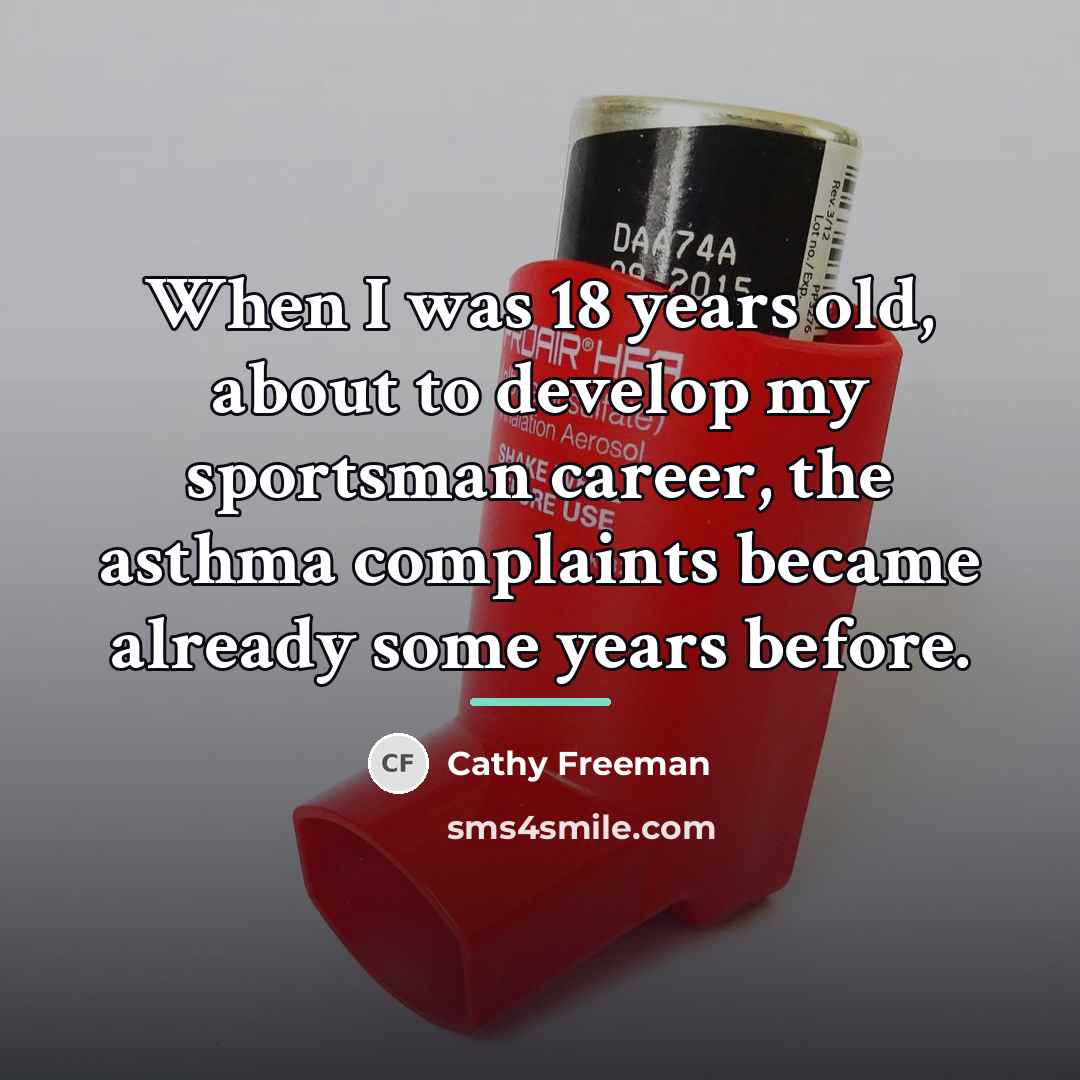 “When I was 18 years old, about to develop my…” quote by Cathy Freeman